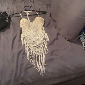 Night in the Honky Tonk Halter Hankerchief Top